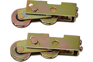 SMZHOMEONE Premium Dual Wheel Universal Replacement Patio Door Roller Wheels 32mm