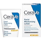 CeraVe AM Facial Moisturising Lotion SPF 25 | 52ml/1.75oz | Daily Facial Moisturiser with SPF for Normal to Dry Skin