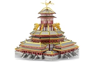 Piececool 3D Puzzles Adult DIY Model Kits, China Ziwei Palace Architecture 3D Metal Puzzle, Gorgeous Home Decoration 3D Jigsaw Puzzles Christmas Birthday Gifts For Teens and Adults