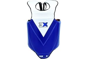 3X PROFESSIONAL CHOICE 3X Sports Chest Guard Rib Shield Armour Taekwondo Body Protector Boxing MMA Martial Arts Karate Training Boys Girls