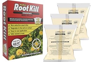 Weedblast Rootkill Concentrated Weedkiller 3 x 100 ml Sachets boxed
