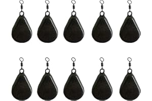 BZS Karpfenfischen Gewichte Flache Birne mit Wirbel Erhältlich in glatter und strukturierter Ausführung