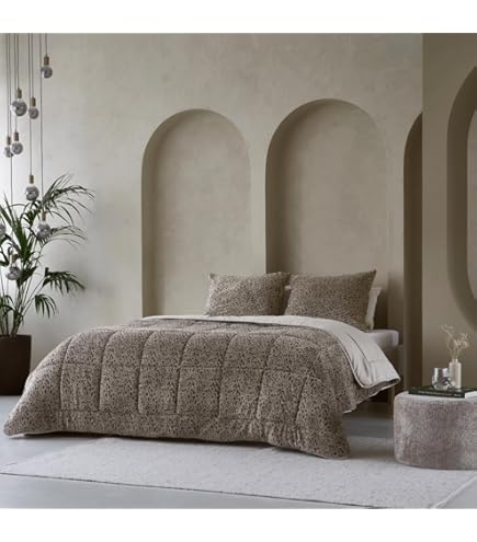 Zelesta Premiumbed – 2-in-1 Dekbed met Vaste Overtrek – Wasbaar & Hypoallergeen – Percale Katoen – Dekbed Zonder Overtrek (Olive & Mint, 200x200