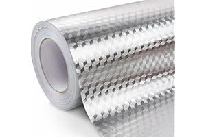 WDragon - Adesivo impermeabile e antiunto per cucina in alluminio, dimensioni: 60 x 250 cm Wz-2