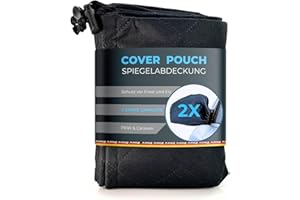 ‎PLANGER PLANGER® - Außenspiegel Abdeckung Winter 1 Paar - Universal Außenspiegel Frostschutz 36 x 40 cm - Premium Gewebe wasserdicht - 5 Jahre Garantie - Autospiegel Schutz