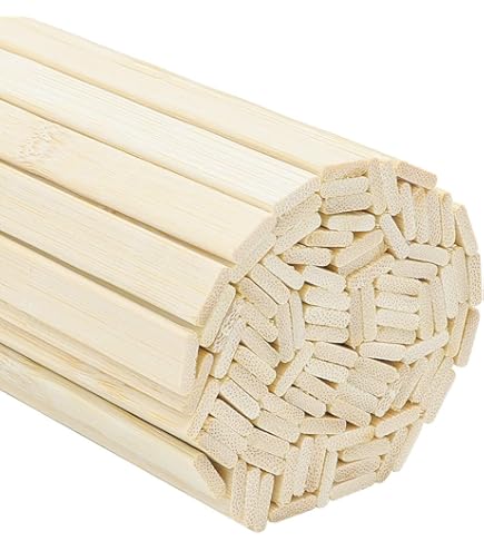 Gedotec Palo De Media Caña - Tablas De Madera Para Construir Y Hacer Manualidades De Madera Blanda 100 Cm | 5 Piezas 10 Mm | BÁSICO | Versátil Moldura Decorativa Y Madera Para Hacer Manualidades Var