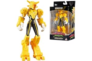 QUANTUM HEROES DINOSTER Figurine de Dinosaure Delby, 6 Pouces, Enfants Figurine de Jouet pour garçons et Filles 5 6 7 8 9 10 Ans, Jaune