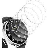 Bigqin 6 Pieces Screen Protector Compatible with Xiaomi Watch S4 41 mm, HD Tempered Glass Film Compatible with Xiaomi Watch S