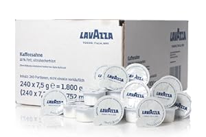 Lavazza Kaffeesahne Portionsmilch 240 x 7,5g Tassenportionen 10% Fett