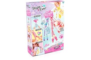 Canal Toys - 4 Ever stil - DIY nyckelringsset - skapa ditt set med 3 unika nyckelringar med ultratystila och trendiga - presentidé för barn från 6 år - kreativ fritid - OFG 367