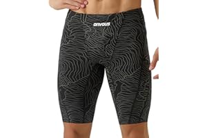 Onvous Riptide Men's Swim Jammer | Racing & Training Swimsuit | Fast, Flexible, Comfortable