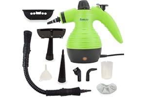 MAURY'S GRANDI MAGAZZINI ITALIANI DAL 1982 Maury's Pulitore A Vapore Tutto in 1, (Portatile, 110 Gradi, 9 Accessori 1050W), Verde