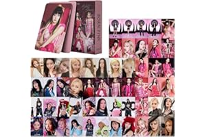 OCDSLYGB BP Photo Cards 55 PCS BP Black-P Mini Lomo Cards BP Born Pink Album Cards Set BP Photocards Set Lomo Card Postcard Fans Gift (BP-born)
