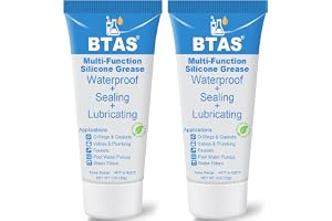 BTAS Plumbers silikonsmörjfett 30g 2 st för kran O-ring och gummitätningar