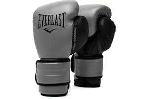 Everlast Powerlock 2R Boxing Gloves, Boxing Gloves for Bags, Mitt Work & Sparring, Advanced Turnback Wrist Support, Quad Layered Foam Inner and Ergonomic Grip - Authentic Everlast Gear