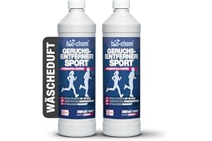 BIO-CHEM CLEANTEC Bio-Chem specjalny dodatek do odzieży sportowej, 2 x 1 l, antyzapachowy, odzież sportowa, zmiękczacz, odzież wierzchnia, siłownia, zajęcia na świeżym powietrzu