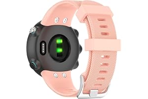 Tyogeephy Bracelet Compatible avec Garmin Forerunner 45 / Forerunner 45S / Swim 2, Sport Silicone Bracelet Remplacement Bracelet pour Garmin Forerunner 45 / Forerunner 45S / Swim 2