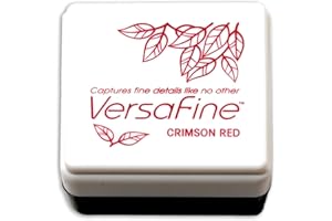 Tsukineko Petit tampon encreur Versafine, rouge pourpre