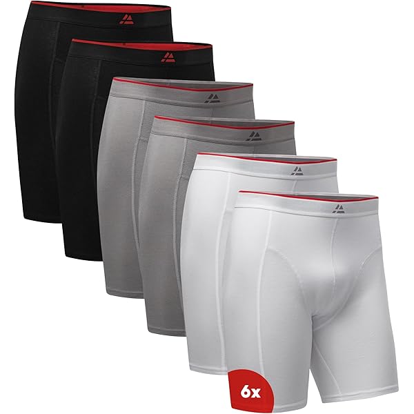 Phil & Co. Berlin Retro longboxer voor heren, set van 3, 6 of 9 stuks, lange boxershorts, retroshorts, jersey, lange pijpen, ondergoed, katoen, multipack set mannen, XXL