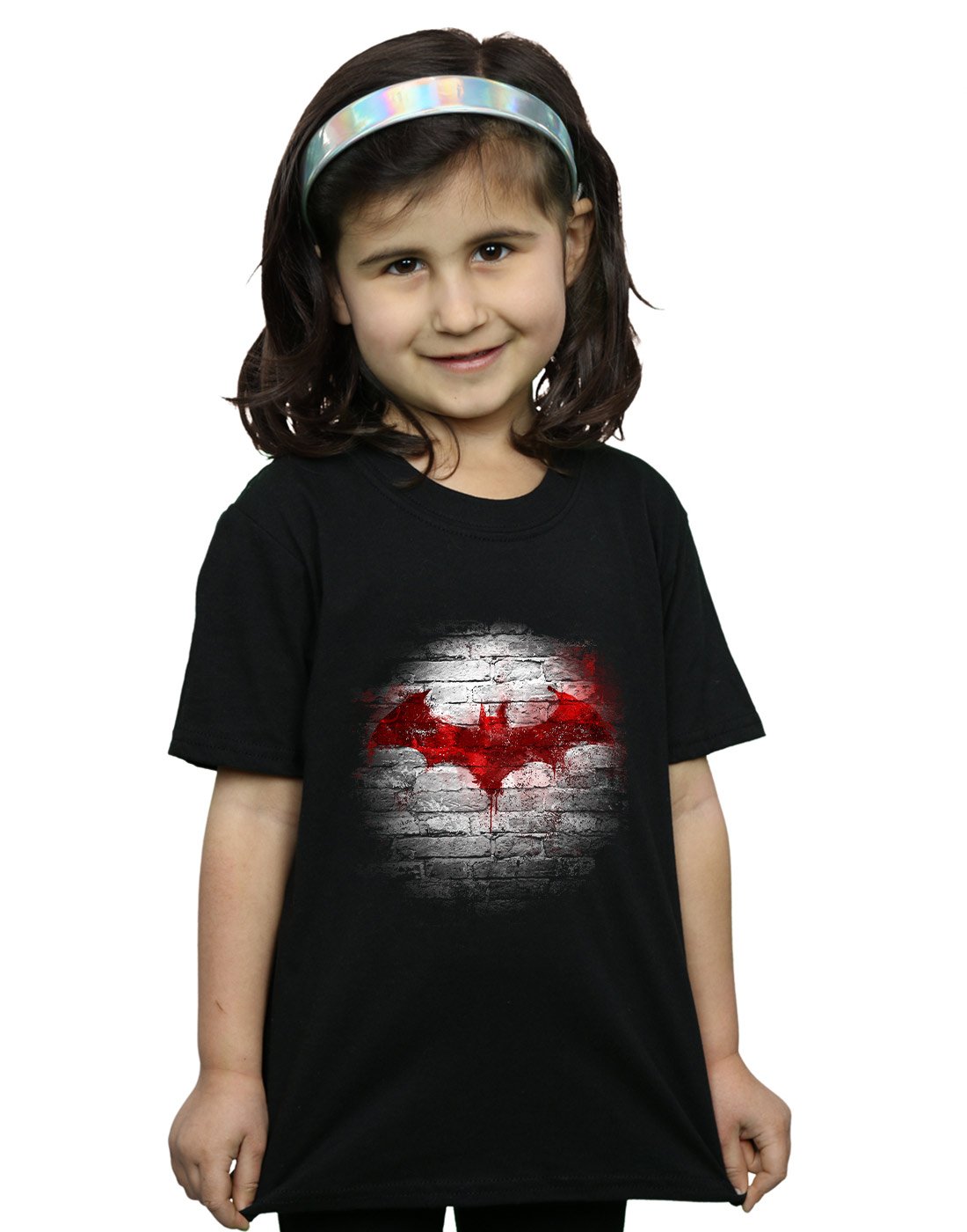 DC-Comics-Mdchen-Batman-Logo-Wall-T-Shirt