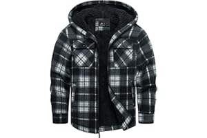 zitysport Camicia Giacca Ragazzi Felpa con Cappuccio Spessa Plaid Bambini Zip Di Flanella Calda Sudore Outdoor Felpa Foderato Invernali Tasca