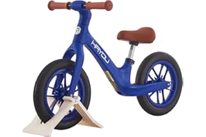 Yudith 12" Balance Bike LED No Pedal Walking Balance Bike Training Bicycle for Kids and Toddlers 2-6 Years Old