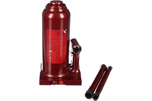 SIXTOL SX Bottle Jack Premium 10T | Gato hidráulico | 10 toneladas | Calidad Profesional | Construcción Totalmente soldada