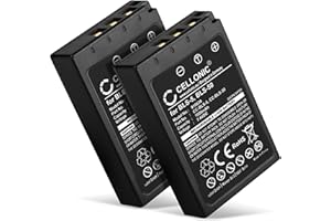 CELLONIC, Akku für Kamera, kompatibel mit Olympus BLS-50, OM-D E-M10 Mark II, IV (7.4V, 1000mAh) 2 Stück