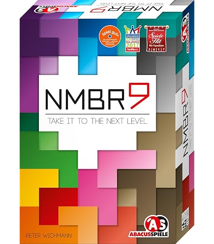 ABACUSSPIELE NMBR 9++ (estensione) – Gioco Impilabile Educativo, Per 1-6 Giocatori, Richiede Base