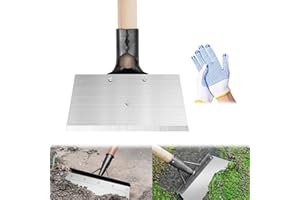 BLUEEOUR Garden Shovel, Multifunctional Cleaning Shovel, stainless Steel Cleaning Shovel, Outdoor Garden Scraper For Weeds, Patio & Farm Weed Remover Tool (23cm)