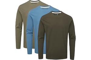 Charles Wilson 3er Pack Langarm T-Shirt Mit Rundhalsausschnitt