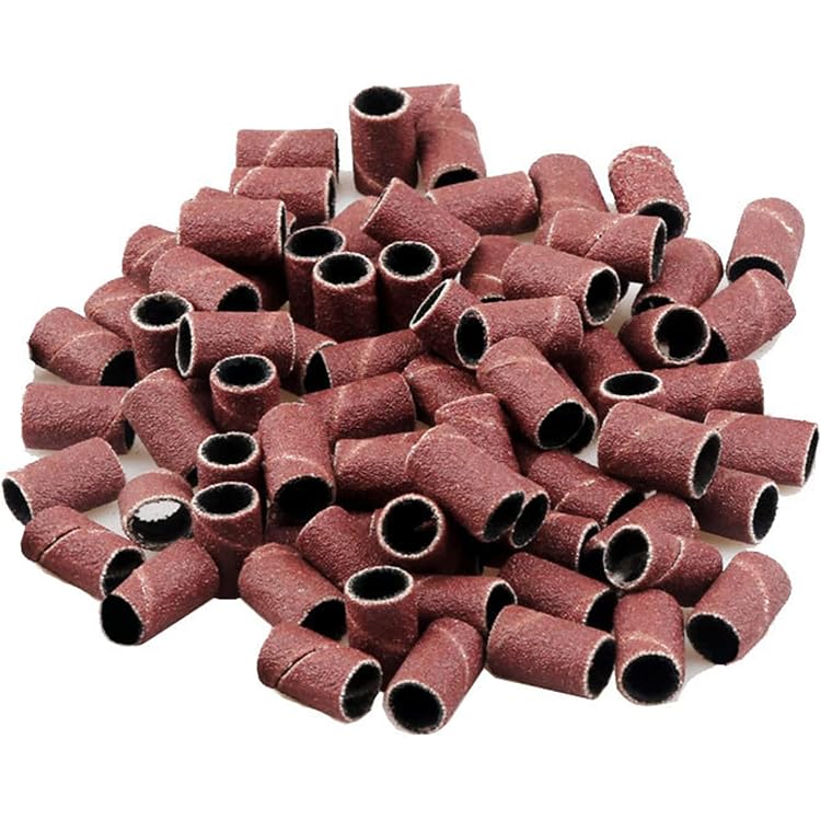 10 Pièces Manchons à Poncer Pour Ongles - Capuchons Abrasifs Pour Pédicure Et Manucure, Idéaux Pour Polir Et Lisser Les Ongles Naturels Ou Artificiels (13 X 19 Mm) - 9