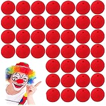 1-50 Pezzi Spugna Rossa Naso Da Clown Circo Cosplay Costume Di Halloween Festival Trucco Fornure Per Naso Da Clown Decorazione Di Nozze Per Feste