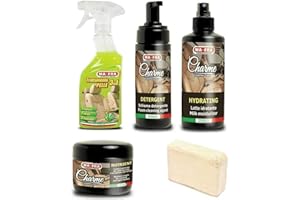 Hitopseller® Kit Ma-fra Trattamento Pelle sedili Auto Charme nutriente detergente idratante Interni Macchina