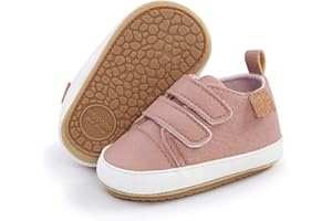 RVROVIC Baby Boys Girls Sneakers Anti-Slip Oxford Loafer Flats Infant Toddler PU Leather Soft Sole Baby Shoes
