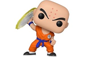 Funko Pop! Animation: Dragon Ball Z - Krillin with Destructo Disc Dragonball - Figura de Vinilo Coleccionable - Idea de Regalo- Mercancia Oficial - Juguetes para Niños y Adultos - Anime Fans