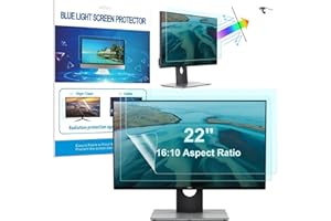 HaruYo 22 Inch Computer Monitor Protective Film, Anti-Blue Light Filter, Anti-Glare Matte Screen Protector for Monitor PC Screen Protector (22 Inch 16:10 474 x 296 mm)