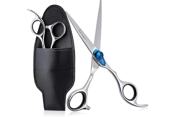 Olivia Garden Xtreme Ciseau, Taille 5.75" - Ciseau de qualité, Puissantes Lames Convexes, Fait-Main avec de l'Acier Japonais, Dans une Pochette