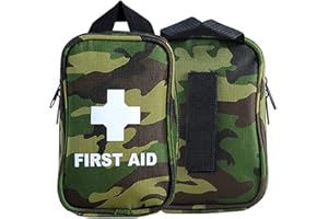 YiMai Botiquín de Primeros Auxilios, Survival 168 Piezas Botiquín de Emergencia Compacto con Cinturón de Primeros Auxilios Edc Bolsa Pequeña para Casa Oficina Camping Senderismo Rescate