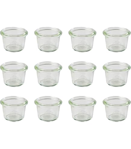 Weck Bocal De Mise En Conserve 500 Ml - Lot De 4 Bocaux Standards Avec Joints Et Pinces - Conservation Longue Durée