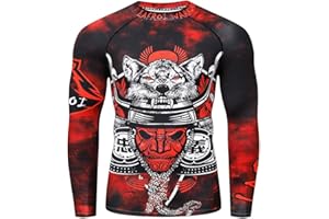 LAFROI Men's Long Sleeve UPF 50+ Baselayer Performance Compression Shirt Rash Guard-CLY08