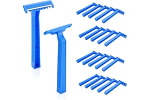 ‎HYGIENE100 100 Stück Einmalrasierer - vielseitige und hygienische Rasierer für medizinische, Tattoo- und Alltagsanwendungen - Perfekt für präzises und komfortables Rasieren | Einwegrasierer in Blau