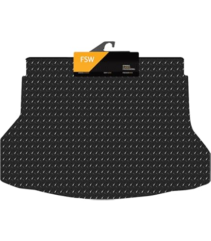 Novline MAT202 Custom Tailored Fit Black Rubber Boot Liner Tray Mat