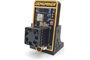 OEMGMINER Nuevo Bitaxe Gamma 601 BTC Miner 1.2TH/s 18W/TH BM1370 Chip ASIC, WiFi 2.4G, máquina de minería de lotería criptográfica con diseño de nueva base para una estabilidad mejorada, micro silenciosa para