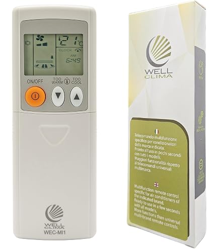 ALLIMITY Télécommande Universelle Pour Climatiseur Mitsubishi Electric – Compatible SG15D, SG18D, MSZ-AP, MSZ-GE Et Bien Plus !