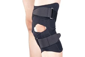 Superortho Neoprene Open Knee Brace w/Hinge (C7-002) Medium Size