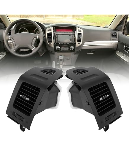 Center Dashboard Air Vent Speaker Grille Cover For Mercedes G W463 2004-2012 – Black Textured By IDENUONA