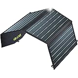 Faltbares Solar Ladegerät, tragbares Ladegerät Kit 30W Solarpanel Monokristallinem, USB C/USB/DC für Power Bank Station Gener