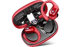 Ltinist 75H Auriculares Bluetooth 5.4 Inalámbricos Deportivos, Cascos Inalambricos con LED Pantalla