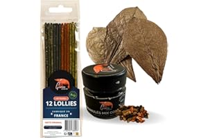 GIOIA SHRIMP Kit Alimentation pour crevette d'aquarium/Lollies/granulés/Feuilles de catappa